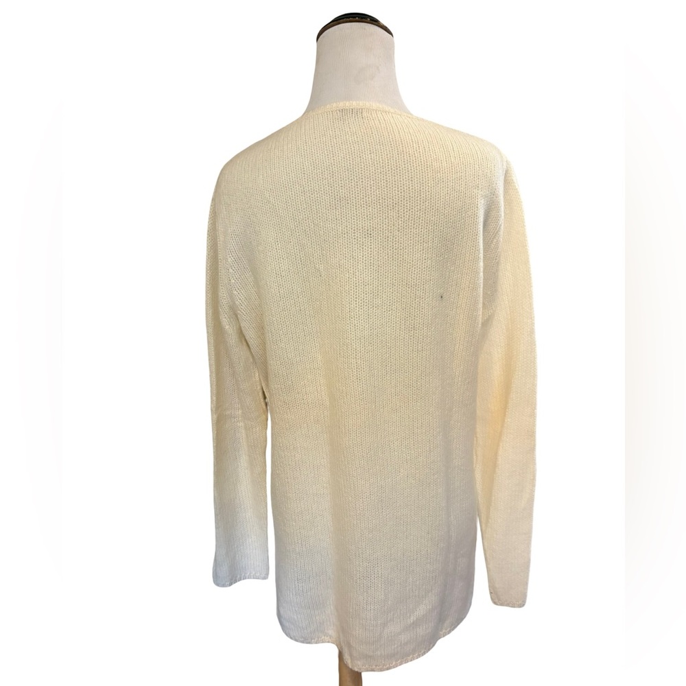 New Scotland Cream Crew Sweater — Medium - Picture 3 of 4